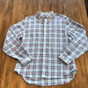 Vineyard Vines Blue Collegiate Fit Button Down